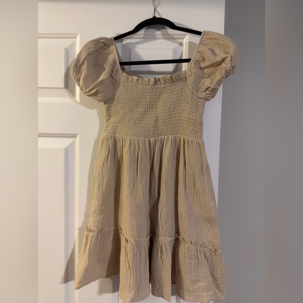 Franki by Francesca beige boho goes dress size girls Large
